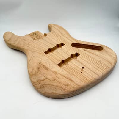 Jazz Bass Body 5-String Swamp Ash Unfinished 2-Piece Light Mint/New bb6505 image 3