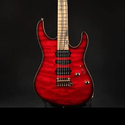 Suhr Modern Carve top Pale Moon/Black Limba *Rare- custom color image 1