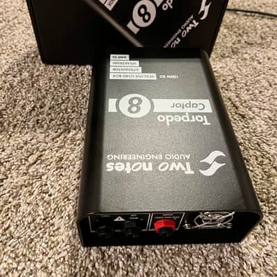 Two Notes Torpedo Captor Loadbox/Attenuator/DI - 8 Ohm 2010s - Black image 3