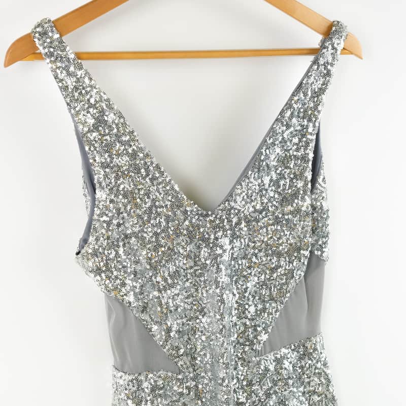 bebe silver sequin dress Elegant Baby Silver Sequin Puff Sleeve Pleated Party Dress Toddler Prom Dress