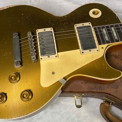 NEW! Gibson Custom Shop '57 Les Paul Gold Top Reissue Ultra Heavy Murphy Lab - Authorized Dealer - ONLY 8.5 lbs! - G06413 image 4