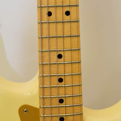 2018 Fender American Special Stratocaster Electric Guitar, Maple Fingerboard, Olympic White w/ Case image 7