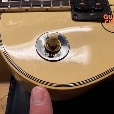 2001 Gibson Les Paul Custom Alpine White (Aged Cream) Ebony Board w/ OHSC image 12