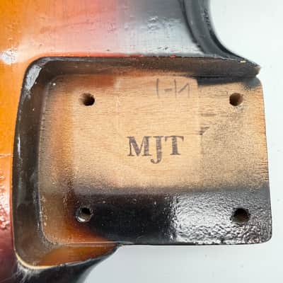 MJT Stratocaster Body Alder Relic Nitro Flame Top mjt6632 image 9