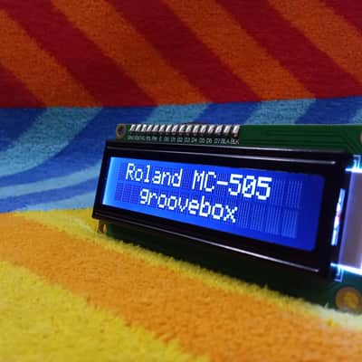 Roland MC 505 - New black-white display