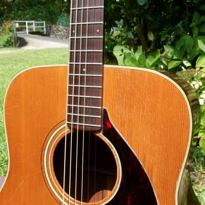 1972 Yamaha FG-180 Jumbo Dreadnought - Natural image 3