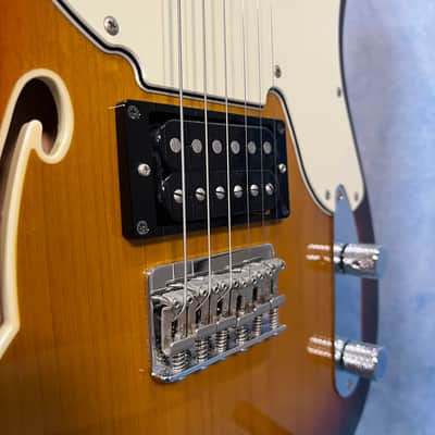 2011 Fender Japan Pawn Shop '72 Semi-Hollow Sunburst w/ Shop Tags, MIJ image 8