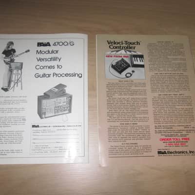 Polyphony 2 "PAIA" Vintage Electronic Music/ Synthesizer Magazine's  -1978 & 1982 - Synthesizer Brochure/Catalog image 2