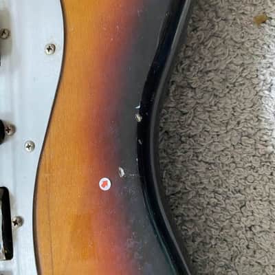 J&D Sunburst HSS Electric Guitar, Solid Basswood Body, Maple Neck, 22 Frets Fingerboard image 6