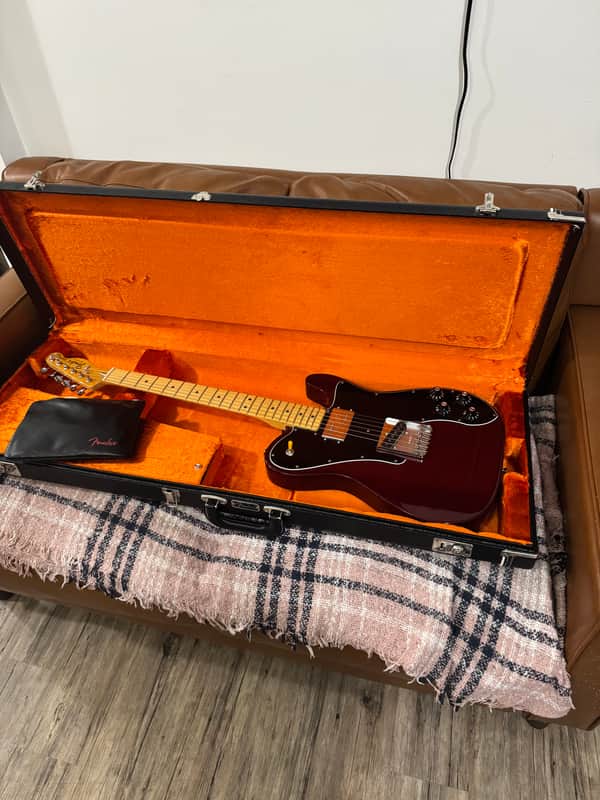 Fender American Vintage II '77 Telecaster Custom with Maple Fretboard 2022 - Present - Wine image 1