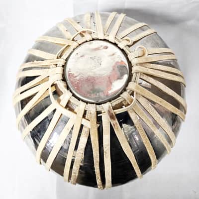 Unknown Steel and Wood Handmade Tabla Set Unknown - Wood and Steel image 9