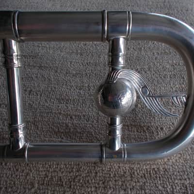 Boosey & Hawkes Imperial Trombone, Silver Plate, As Found image 6