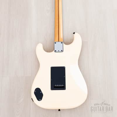 1985 Fender Boxer Series Stratocaster SF-451 Snow White w/ Locking Tremolo, Japan MIJ Fujigen image 3