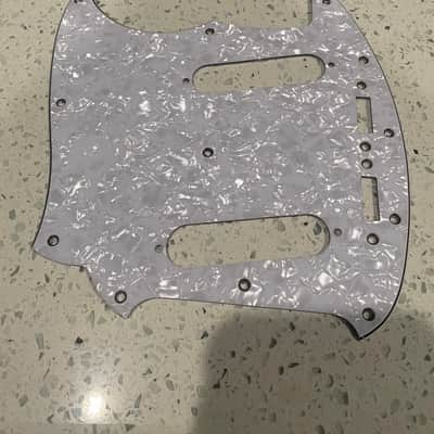 Fender Left Handed Kurt Cobain Mustang White Pearl Pickguard - White Pearl image 2