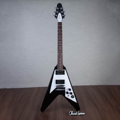 Gibson Custom Shop Kirk Hammet 1979 Flying V Electric Guitar - Ebony - #KH109 image 2