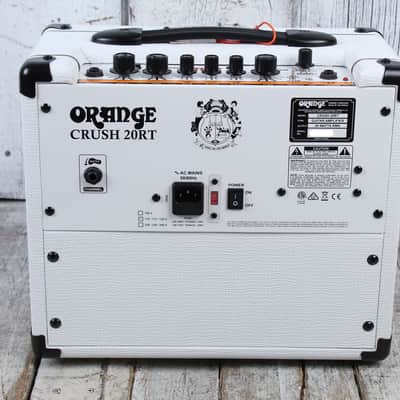 Orange Crush 20RT Limited Edition Orianthi White Electric Guitar Amplifier image 9