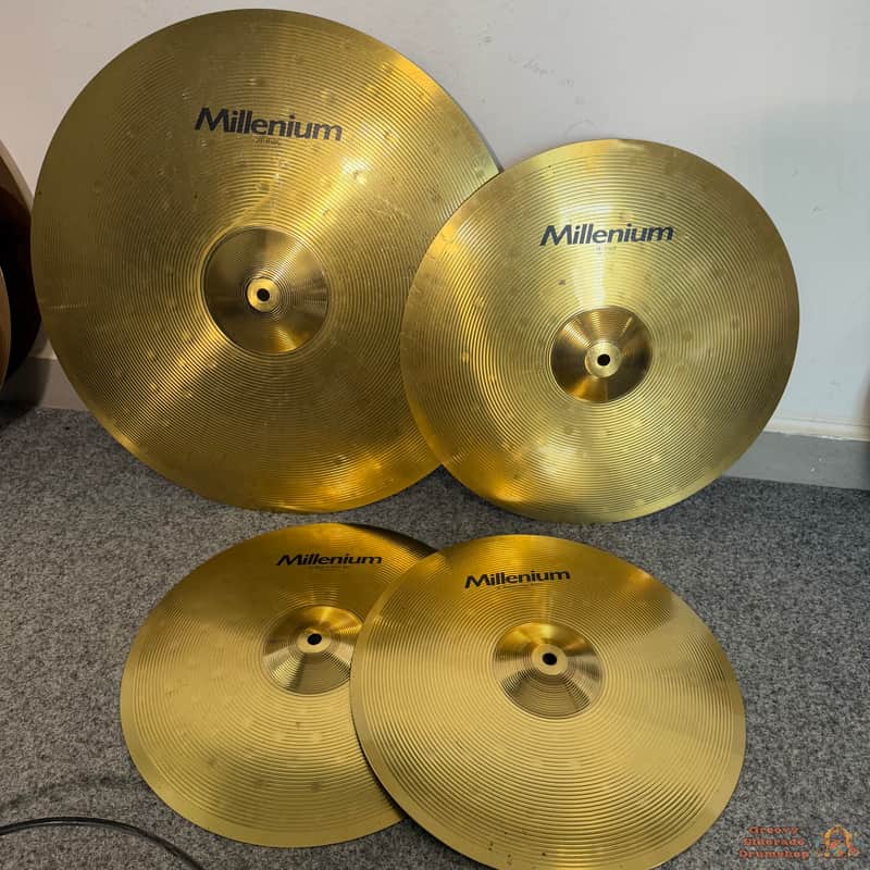 Millenium Brass 14,16,20 Cymbal Pack image 1