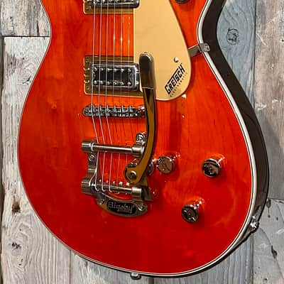 New Gretsch G5230T Electromatic Jet FT with Bigsby - Orange Stain, Ships Ultra Fast With A Pro Set Up! image 5