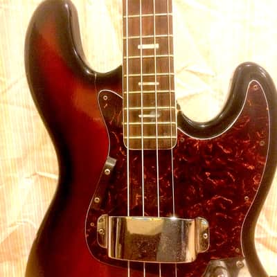 Encore Jazz Bass MIJ 70's "Sunburst" image 4