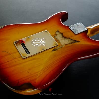 Fender Stratocaster American Sienna Sunburst Maple Made in USA Aged Relic image 6