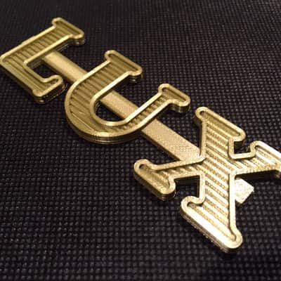 Custom Amplifier Badge in VOX Style Amp Cab Emblem image 2