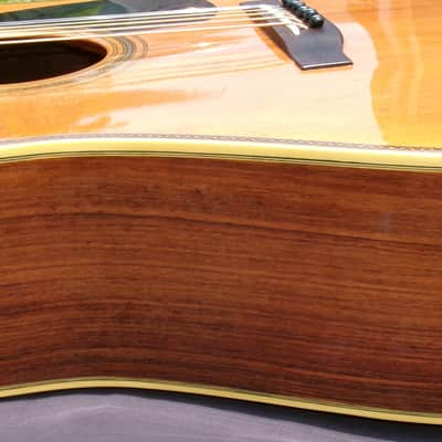 1973 Hand Made K Yairi YW400 Acoustic Guitar, very early model+Hard Case image 15