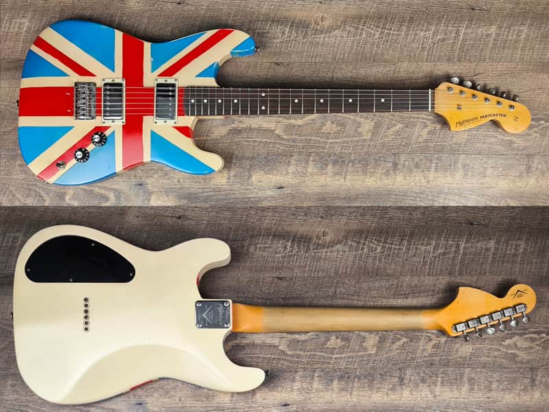 MyDream Partcaster Custom Built - Atomic Union Jack CBS image 1