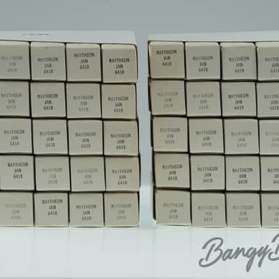 Lot 50 Vintage Military Raytheon JAN 6418 Premium Tube - BangyBang Tubes image 1