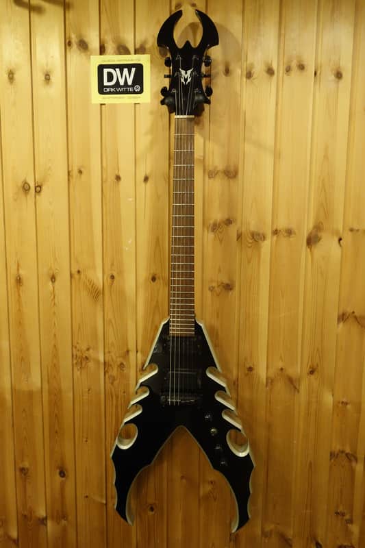 Neil Moser Guitars Bastard V Black silver | Reverb