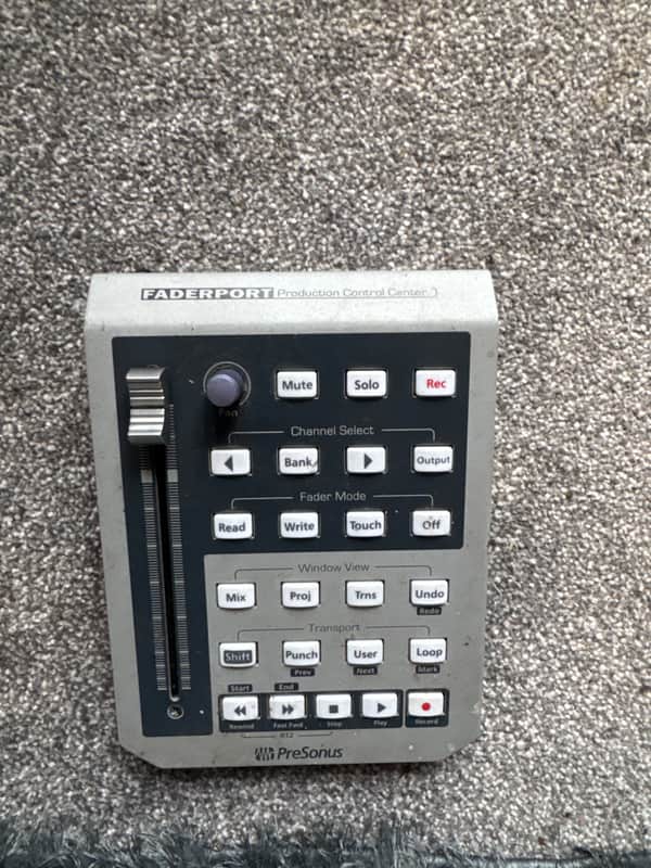 PreSonus Faderport USB DAW Transport Controller with Motorized Fader 2010s - Silver image 1
