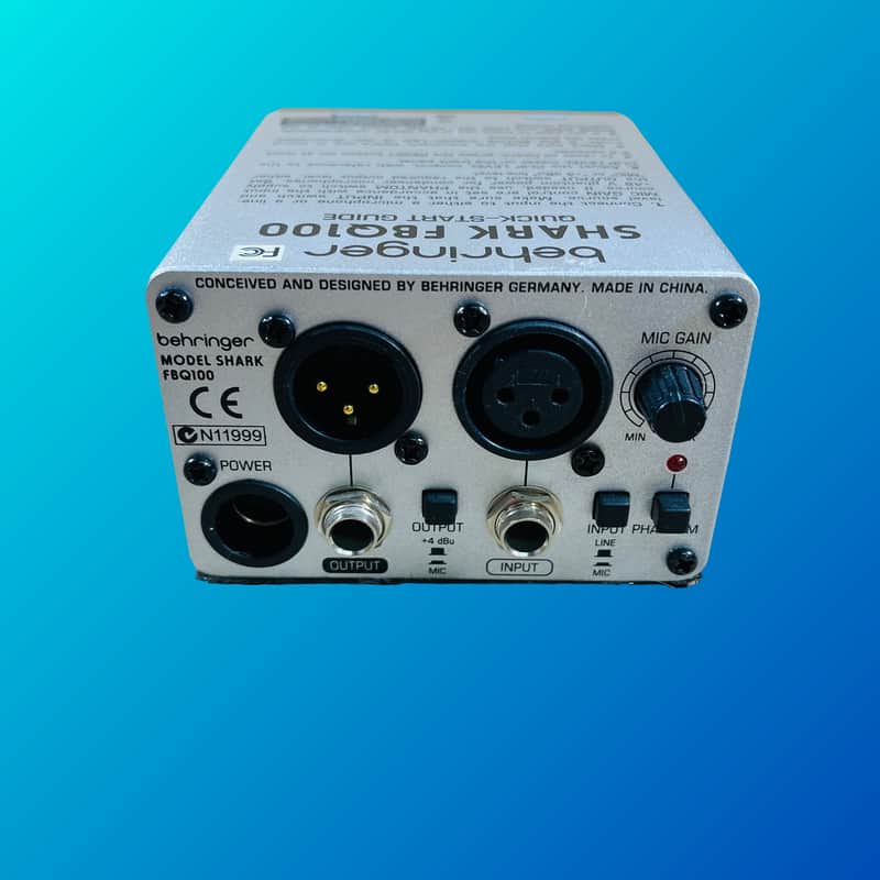 Behringer Shark FBQ100 Automatic Feedback Destroyer | Reverb