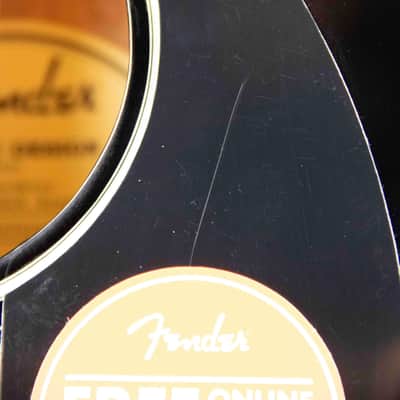 Fender CD-60SCE Solid Top Dreadnought Acoustic-Electric Guitar - Black image 4