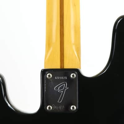 1976 Fender Precision Bass Fretless Maple Neck | Black Finish, Original Case image 11