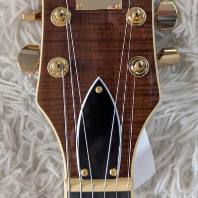 Gretsch Broadkaster LX Figured Center Block Electric Guitar w/Case Bourbon Stain image 6