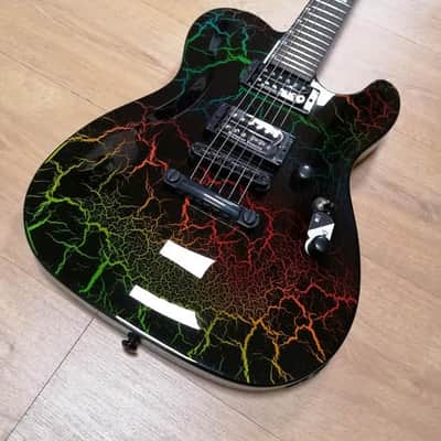 ESP LTD Eclipse '87 NT 2021 - Present - Rainbow Crackle image 1