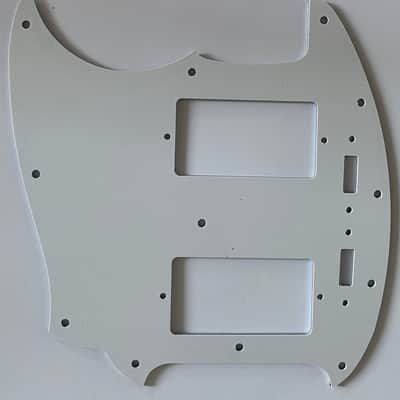 Custom 4 Ply White Pearl Fits US Mustang With PAF Humbucker Pickup Guitar Pickguard Scratch Plate image 8