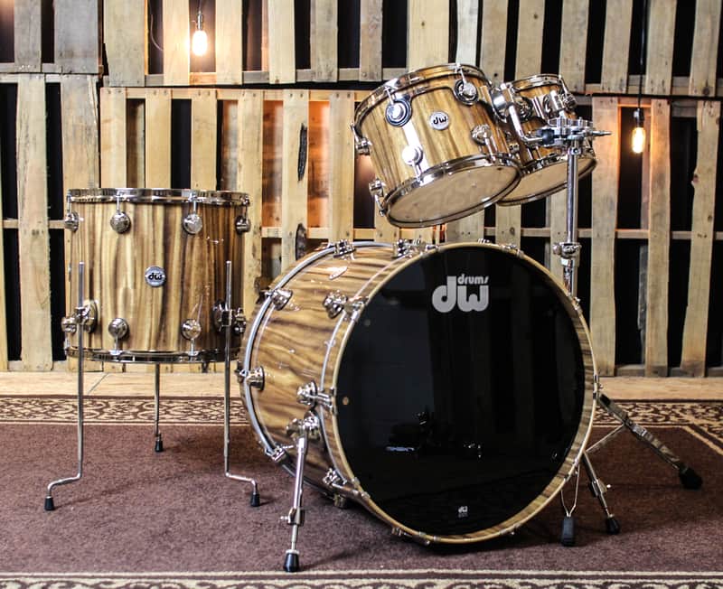 DW Collector's "333" Natural Lacquer Over Monkey Pod - 22,10,12,16 - SO#1160832 image 1
