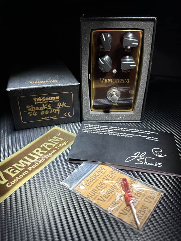 Vemuram Shanks 4K Fuzz, MINT, 2010s,  Brass image 1