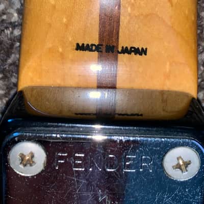 Vintage 1986 Fender TL-52 Telecaster      Reissue Electric   guitar  two tone  sunburst Nashville  conversion modded  made in japan image 9