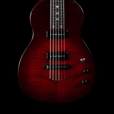 Beard Trailhead Lap Steel, Two-Tone Cherry, Flamed Maple, Lollar P90s - NEW image 7