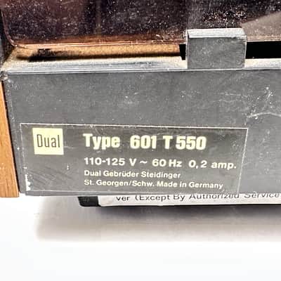 (Rare) Vintage Dual CS 601T 550 Turntable image 6