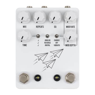 JHS Pedals Flight Delay Digital Delay Pedal (White) [USED] image 1