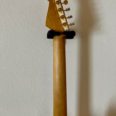 MJT MJT/Fender Stratocaster Body Neck and Hardware - Shell Pink Rosewood Gold image 5