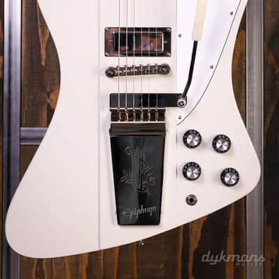 Epiphone 1963 Firebird V Maestro Vibrola Polaris White image 1