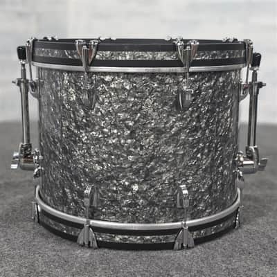 Used Ludwig Classic Maple 3pc Downbeat Drum Set Black Pearl - Good image 10