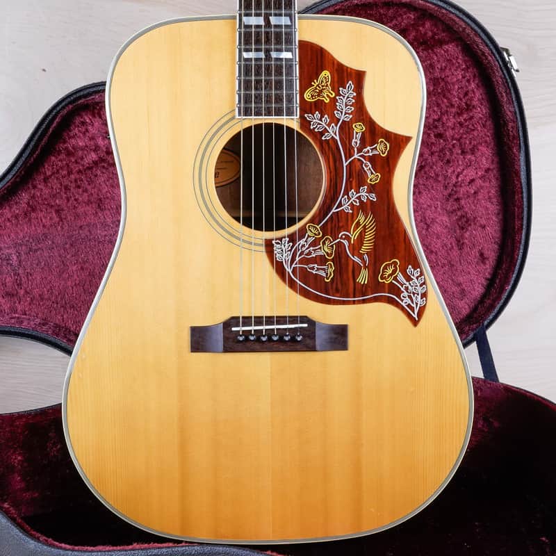 Orville by Gibson Hummingbird MIJ 1991 Natural Lacquer Finish Japan OBG w/ Hard Case image 1