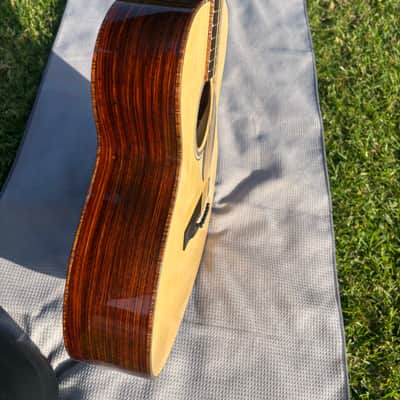 Santa Cruz OM Moon Spruce / Cocobolo “Luna” Custom 2015–Rare SCGC image 13
