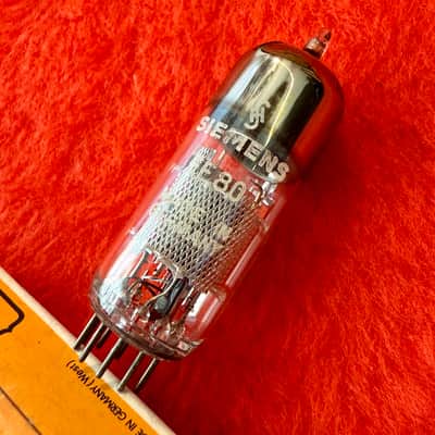 Siemens EF-80 6BX6 audio valve c 1960’s original vintage Germany tube preamplifier image 2