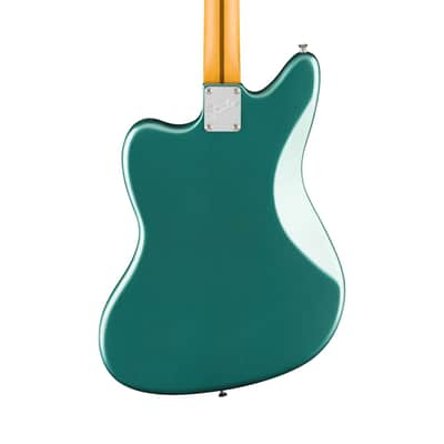 Fender American Professional Classic Jaguar - Faded Sherwood Green Metallic image 3