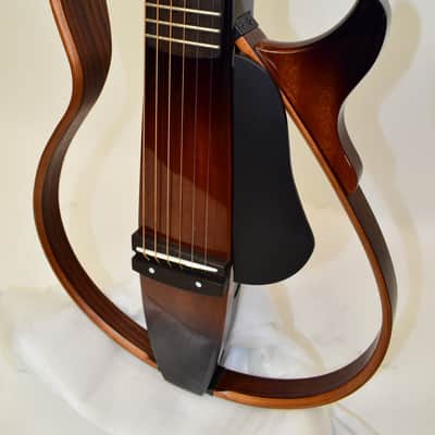 Yamaha SLG200S Silent Guitar, Tobacco Sunburst w/ Bag image 4